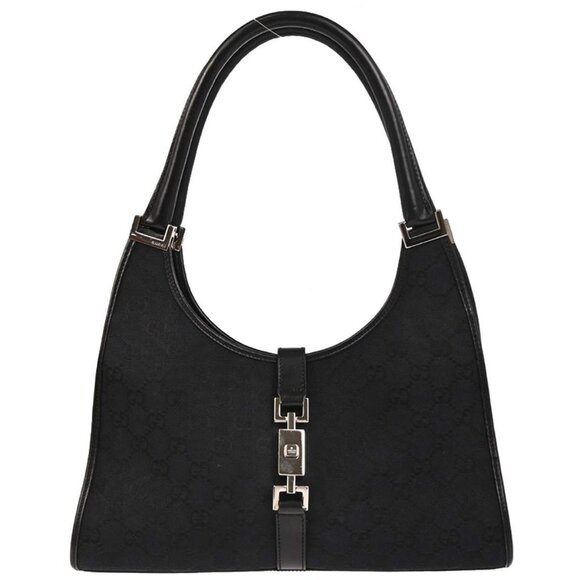 Gucci Black GG Jackie Handbag 002-1067/002113 195674 - Picture 1 of 10